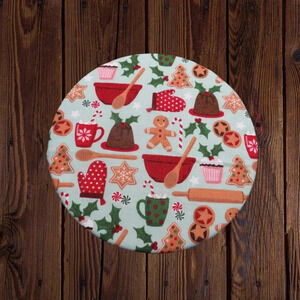 Kitchenaid Bowl Cover, Christmas Baking and Reversible Red Gingham